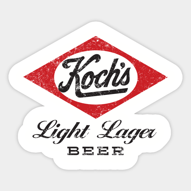 Koch's Light Lager Sticker by MindsparkCreative